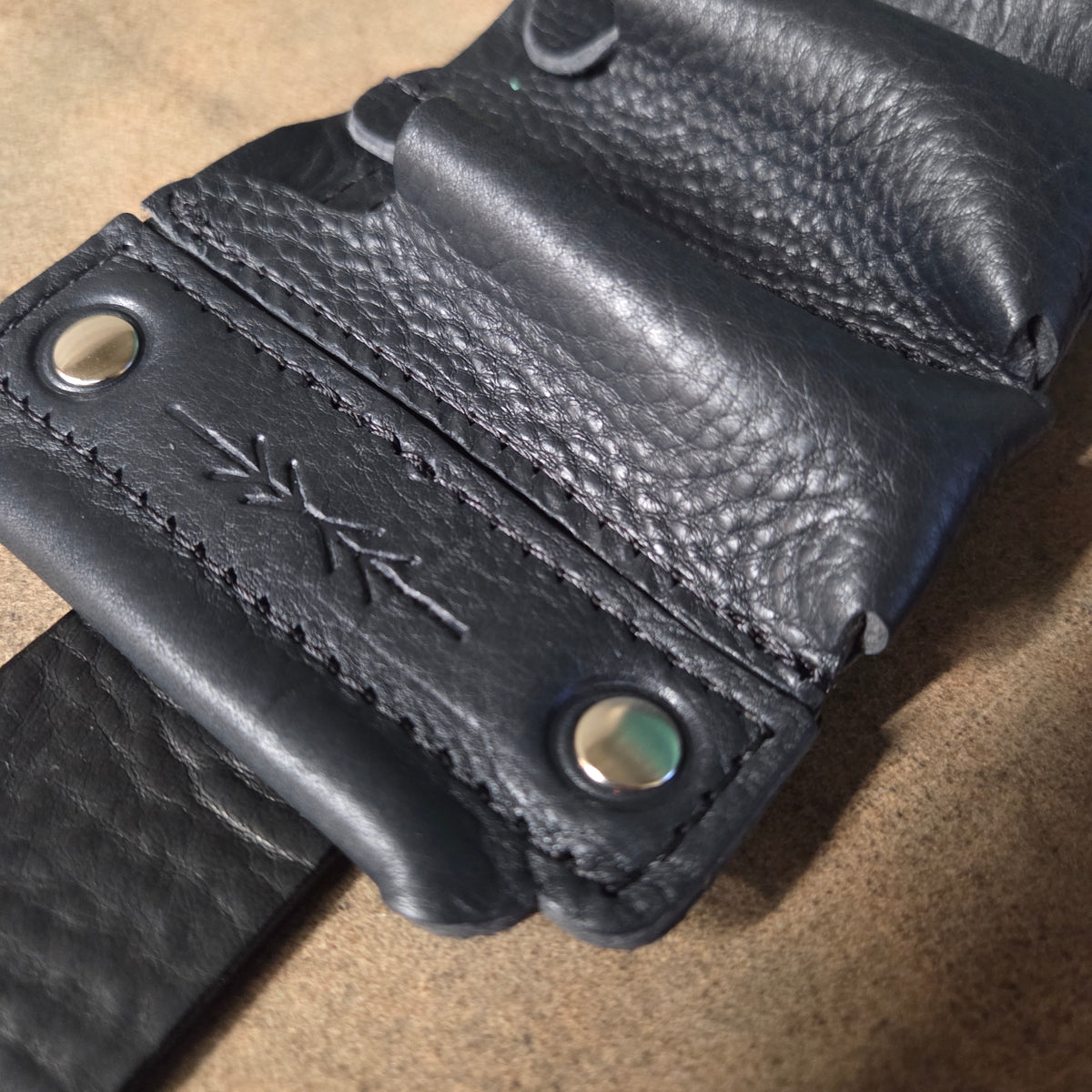 Leather Harmonica Belt - B-stock