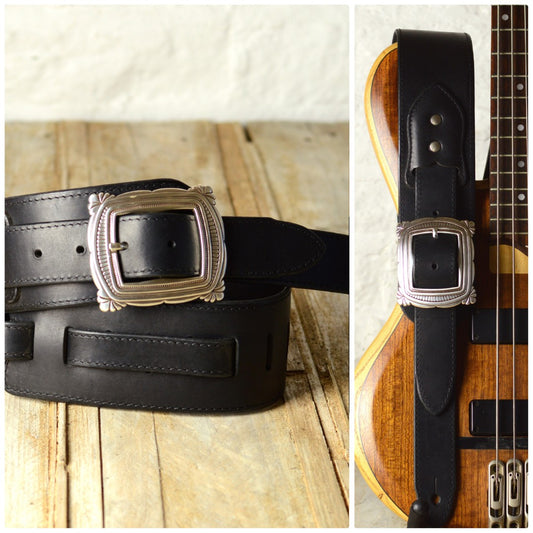 BS79 Guitar Strap With Art Deco Buckle