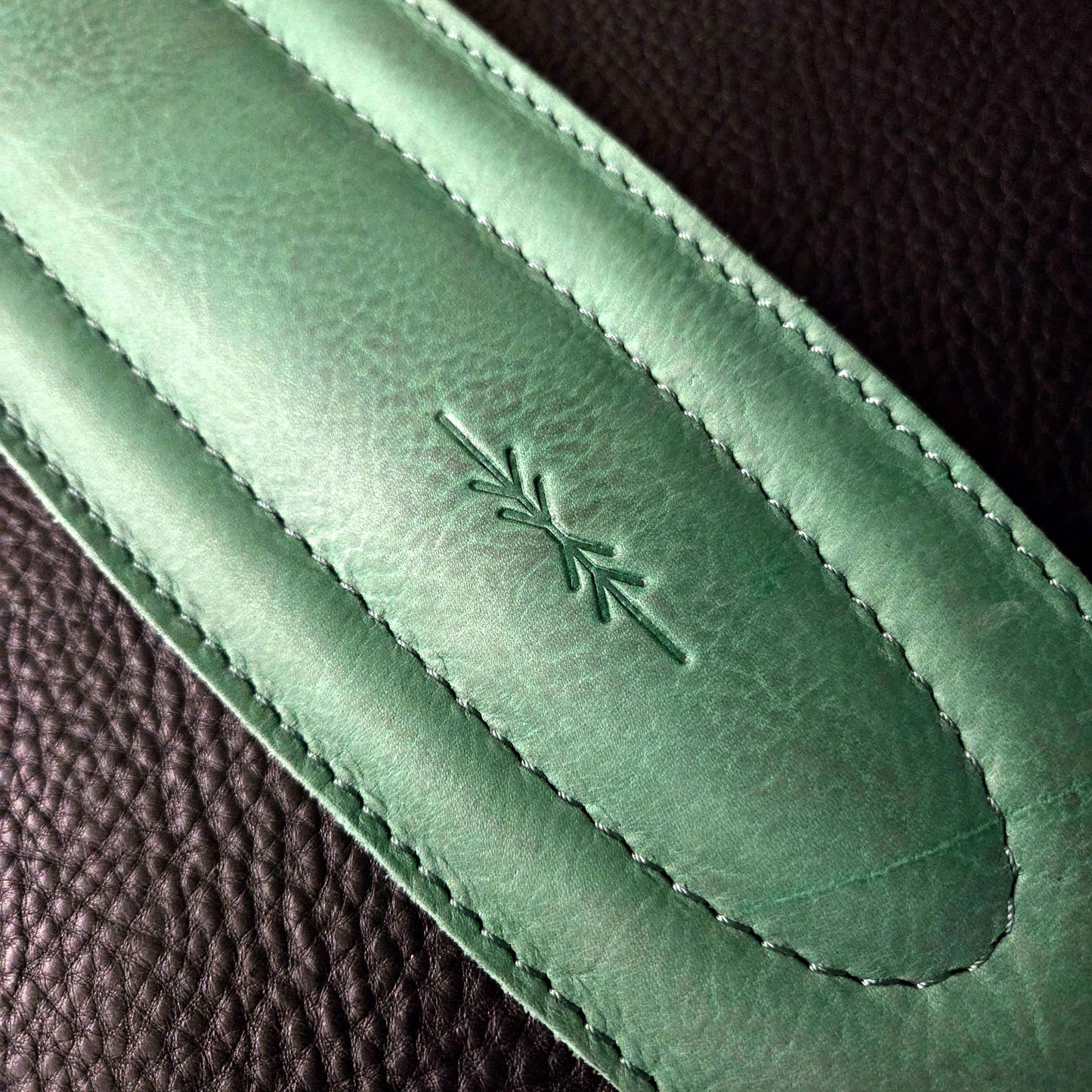 BS68 Emerald Green 4" Bass Strap - old stock