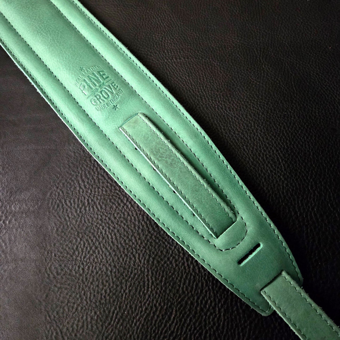 BS68 Emerald Green 4" Bass Strap - old stock