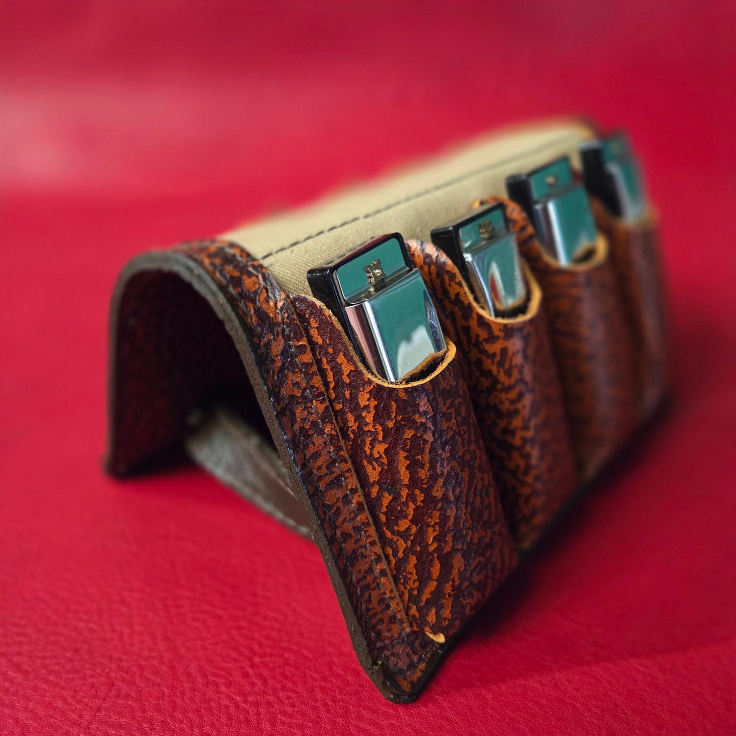 8-Pack Leather Harmonica Case - old stock