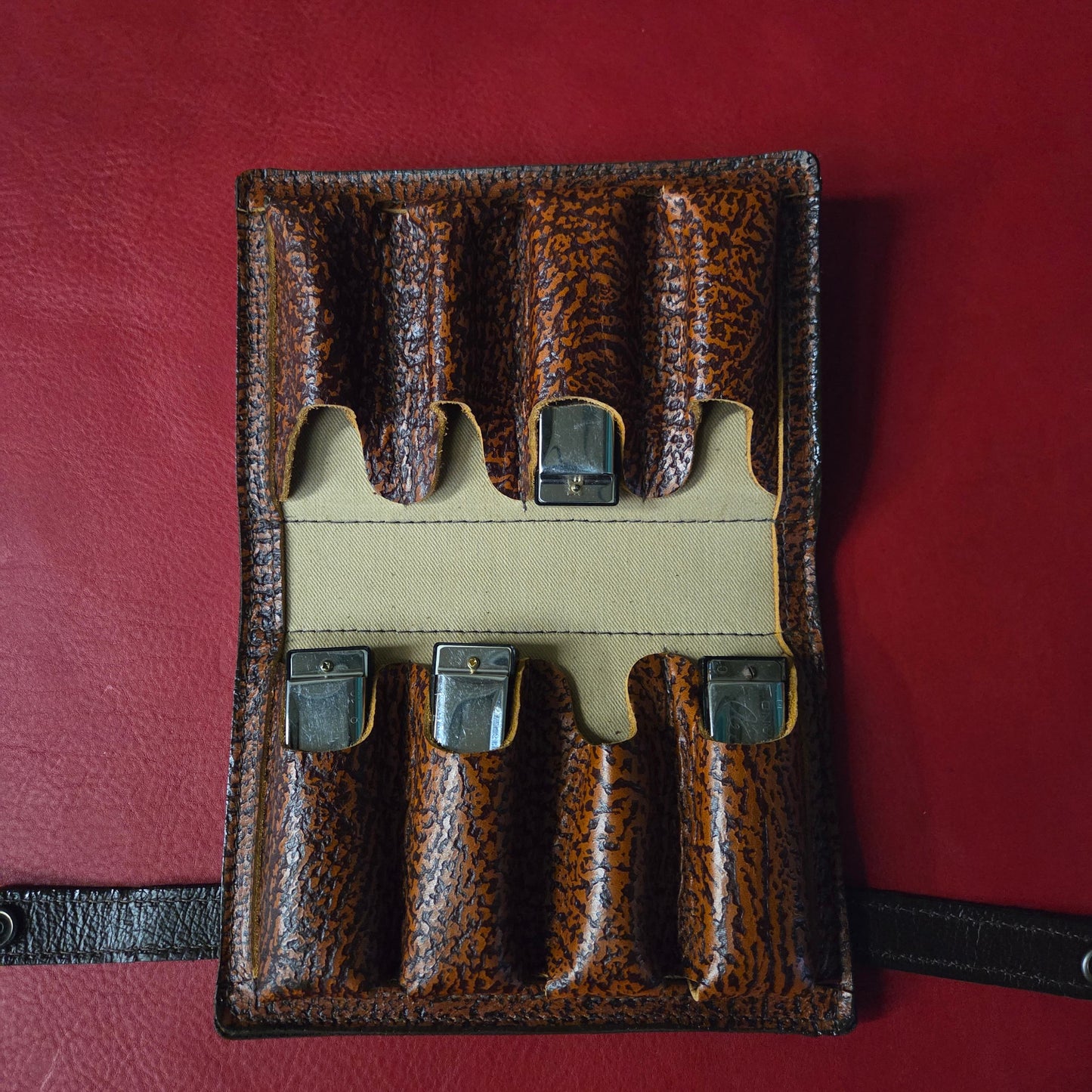 8-Pack Leather Harmonica Case - old stock