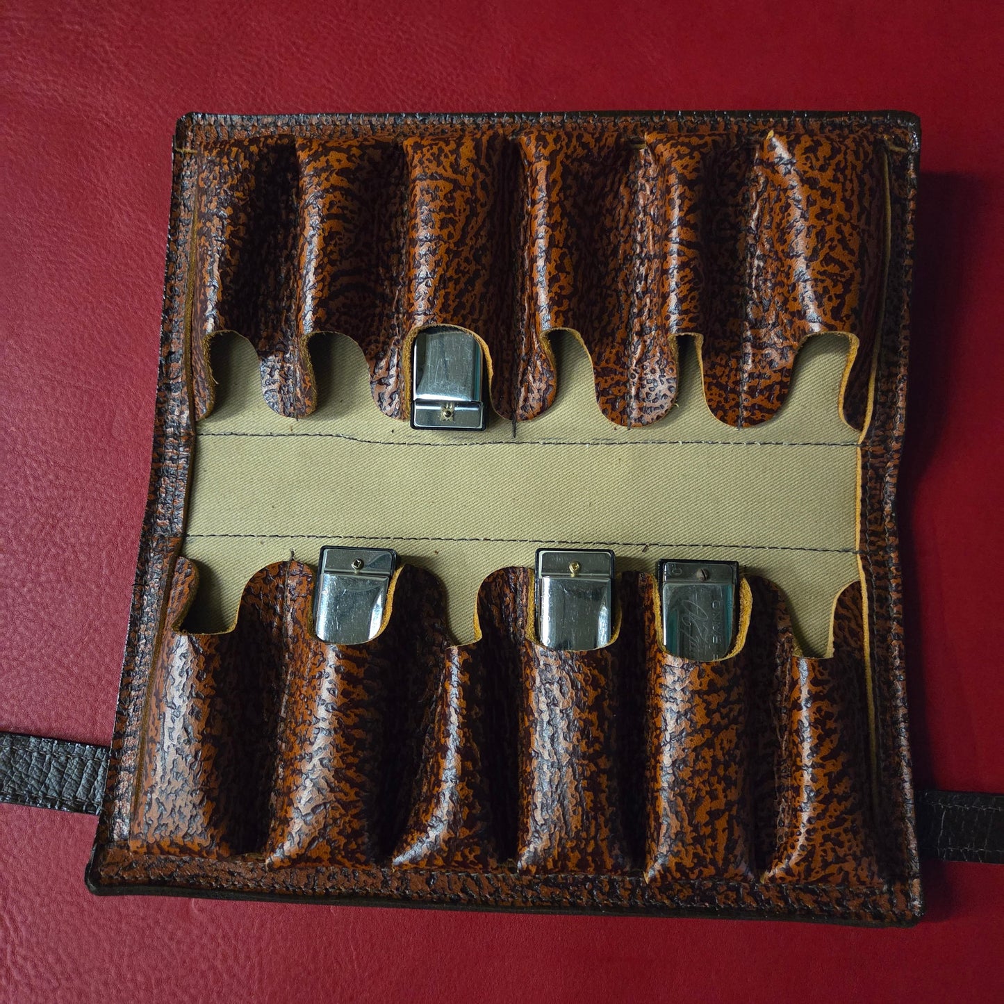 12-Pack Leather Harmonica Case - old stock