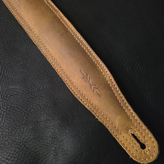GS61 Relic Leather Guitar Strap - B-stock