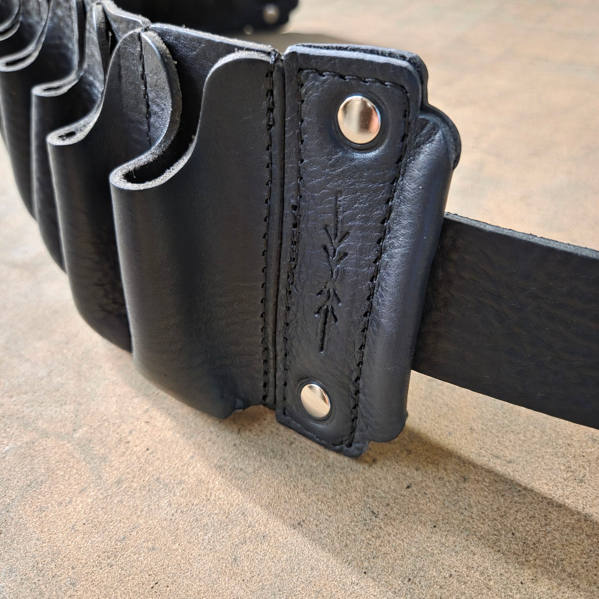 Leather Harmonica Belt - B-stock