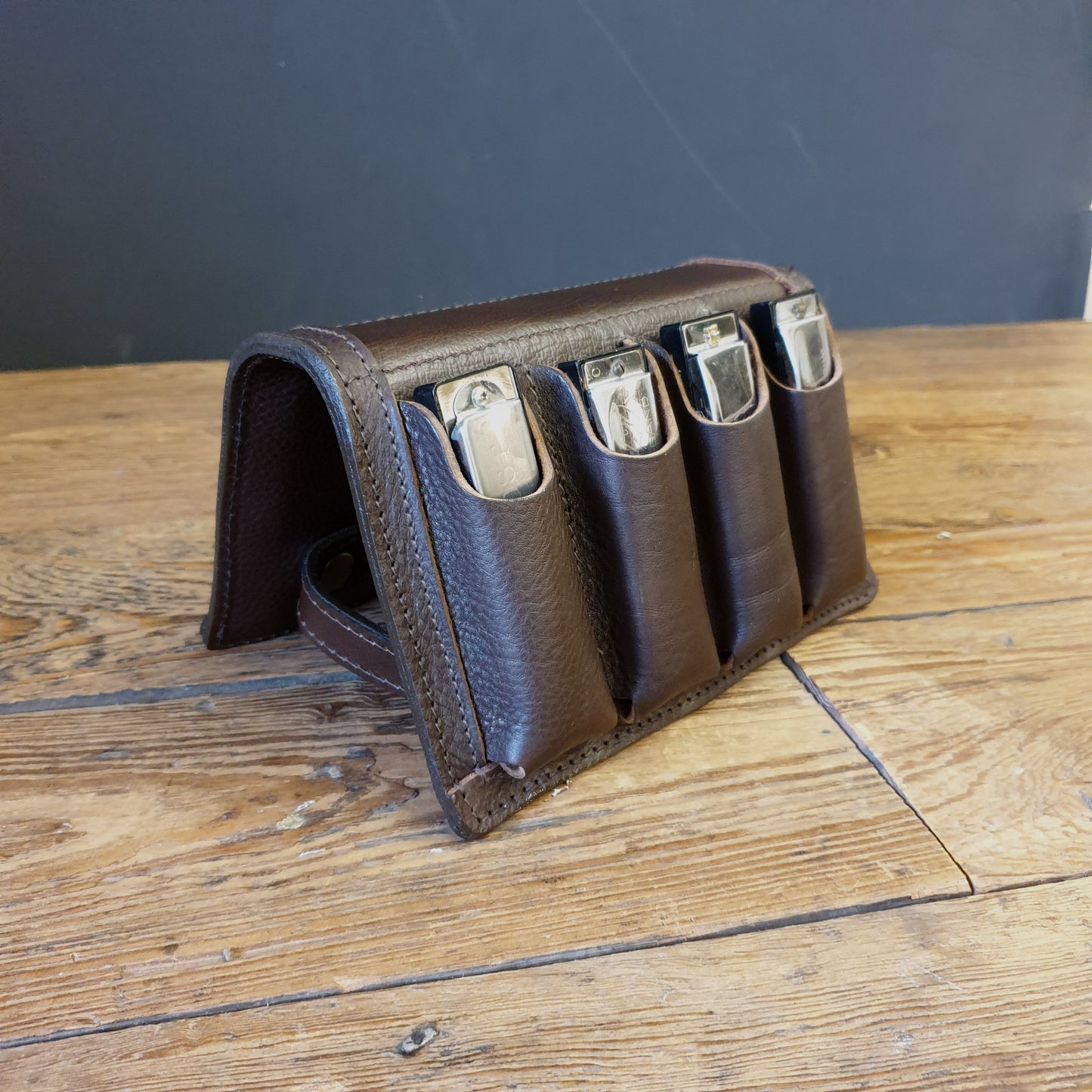 4-Pack Harmonica Case with Belt Loops