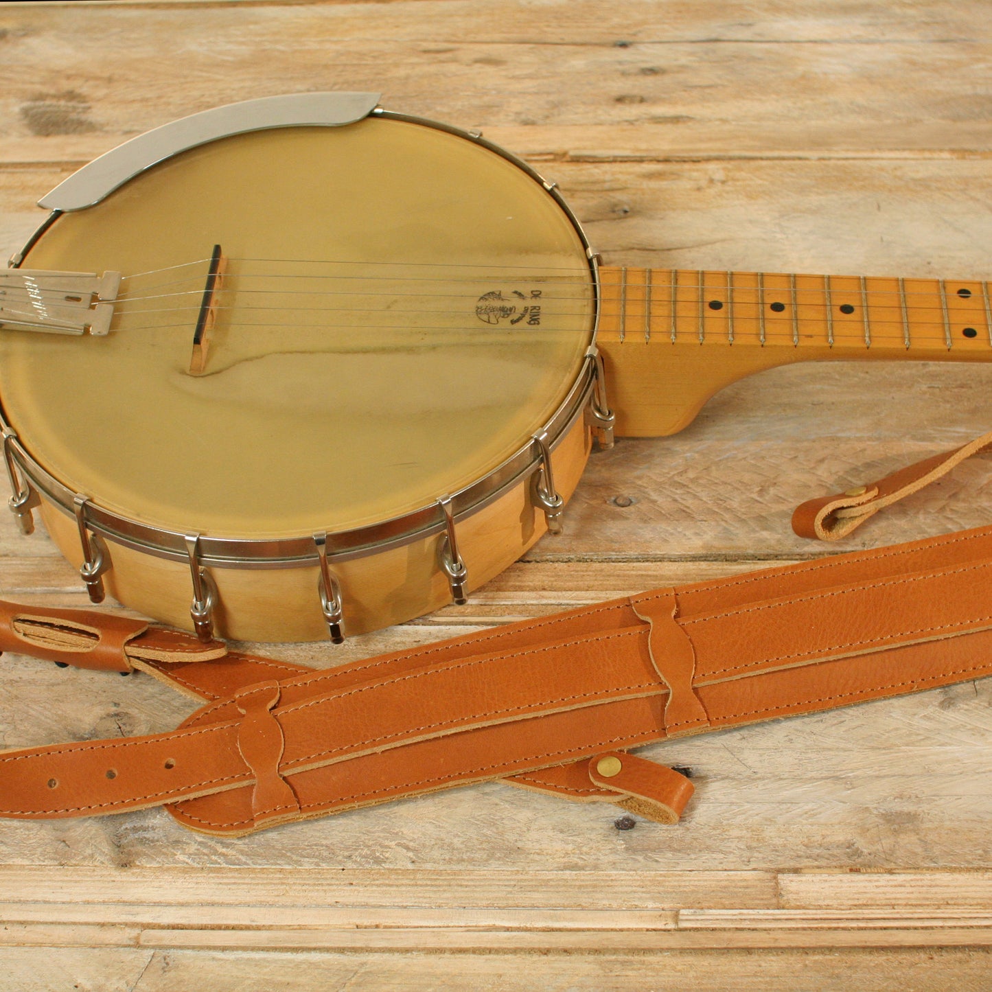BLS49 Leather Banjo Strap