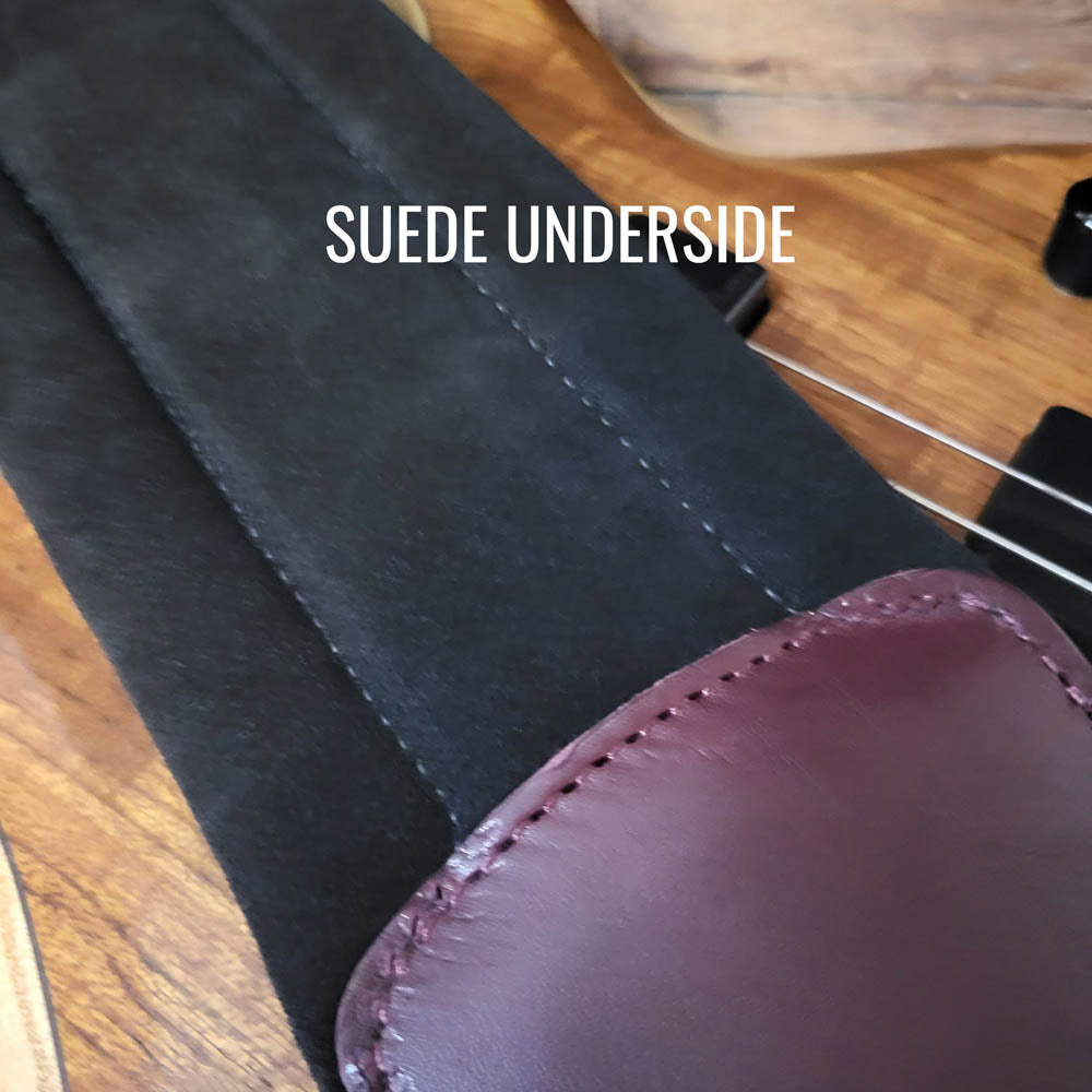 BS66 Deluxe Bass Guitar Strap - Smooth Leather