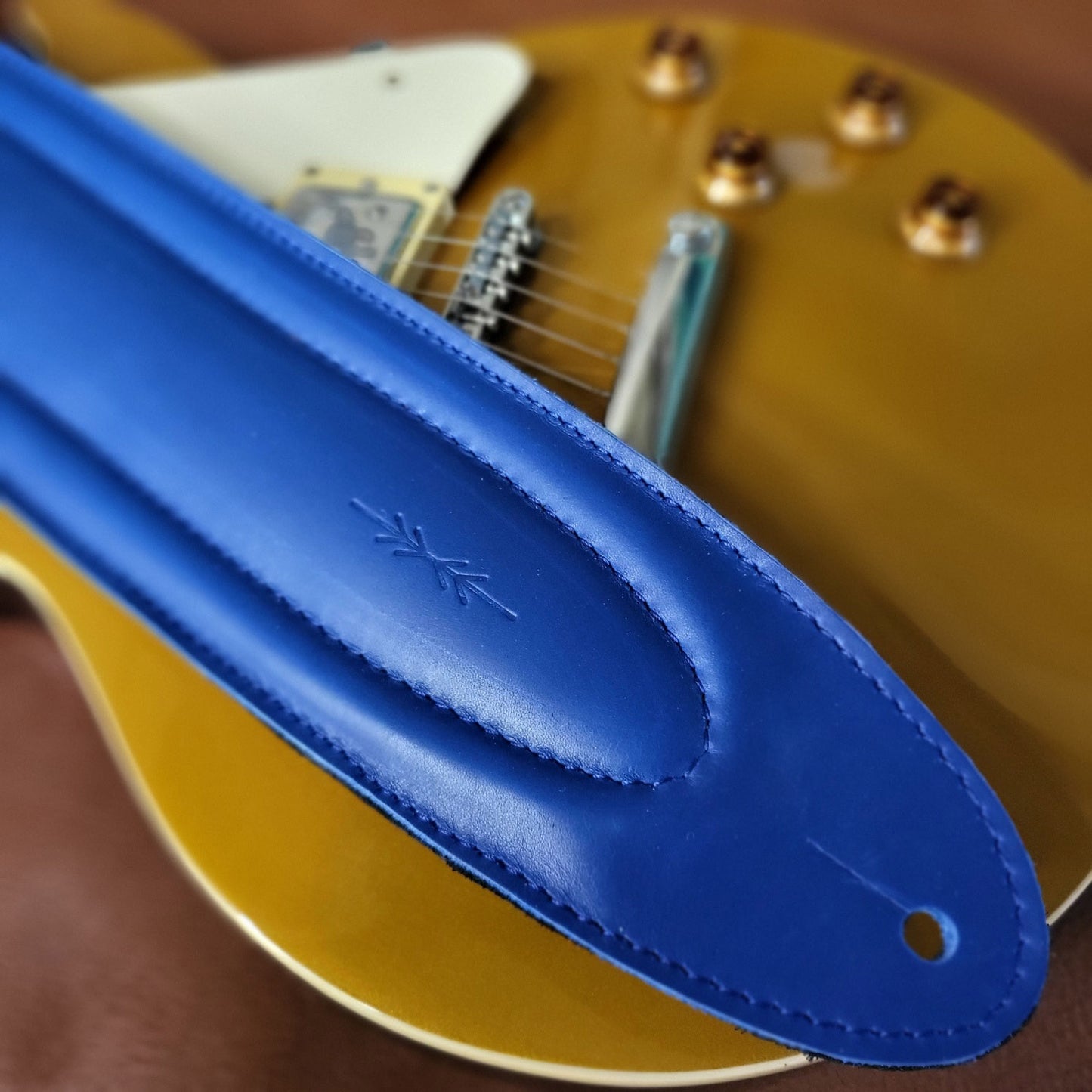 BS68 4" Surfboard Bass Guitar Strap - Smooth Leather
