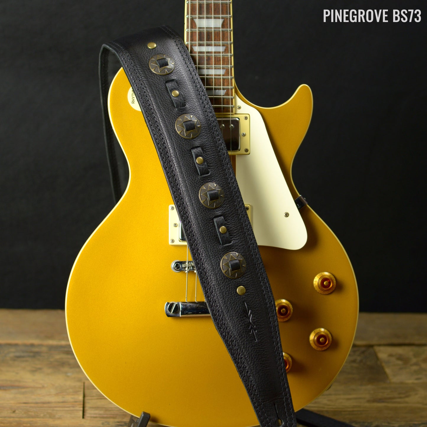 BS73 Western Guitar Strap - Bronze Conchos