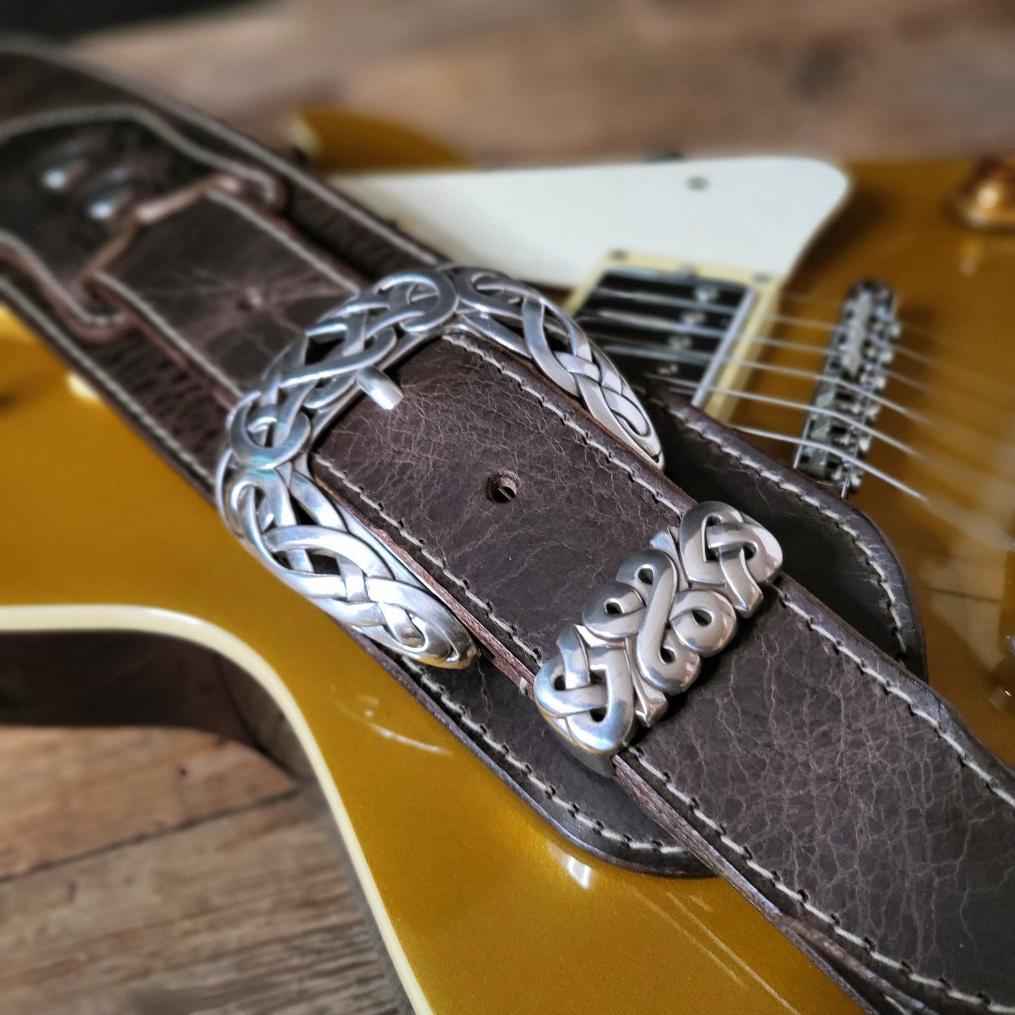 BS79 Guitar Strap With Celtic Buckle