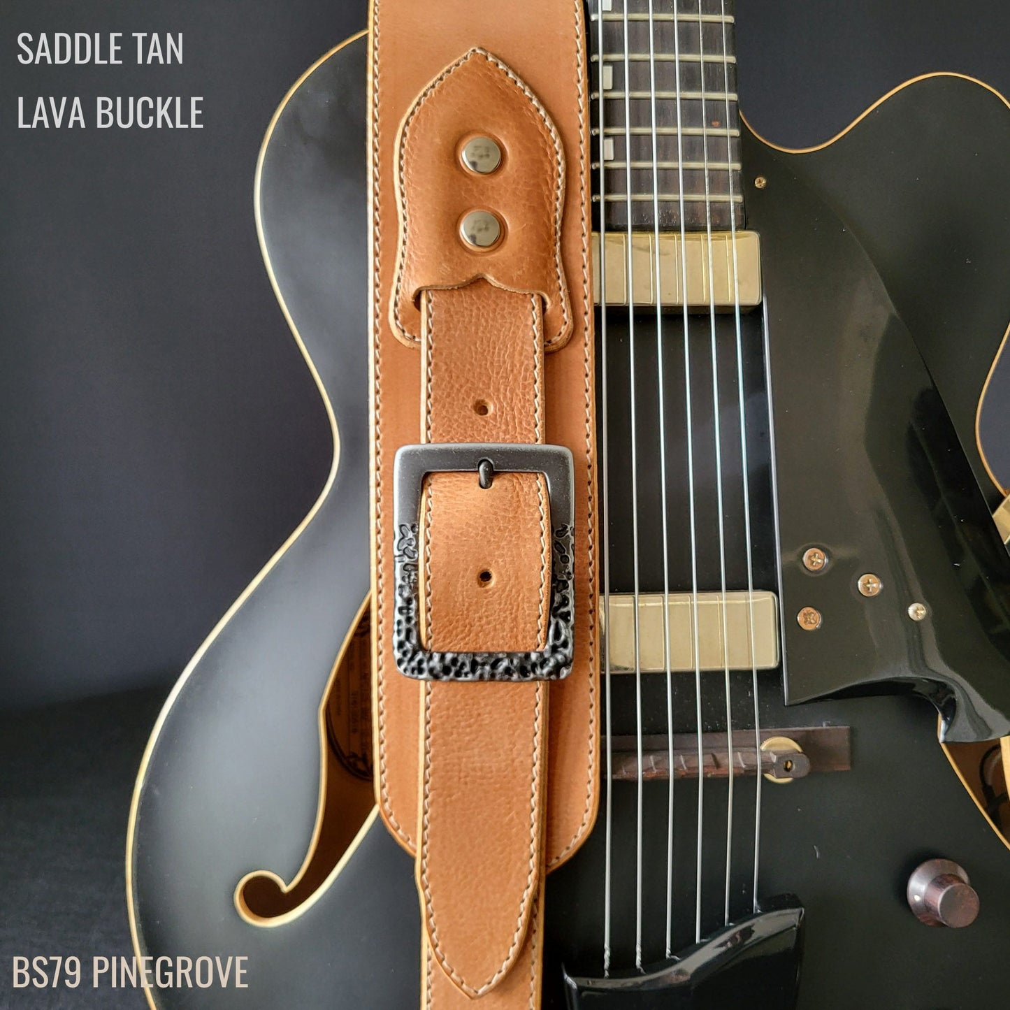 BS79 Guitar Strap With Lava Buckle