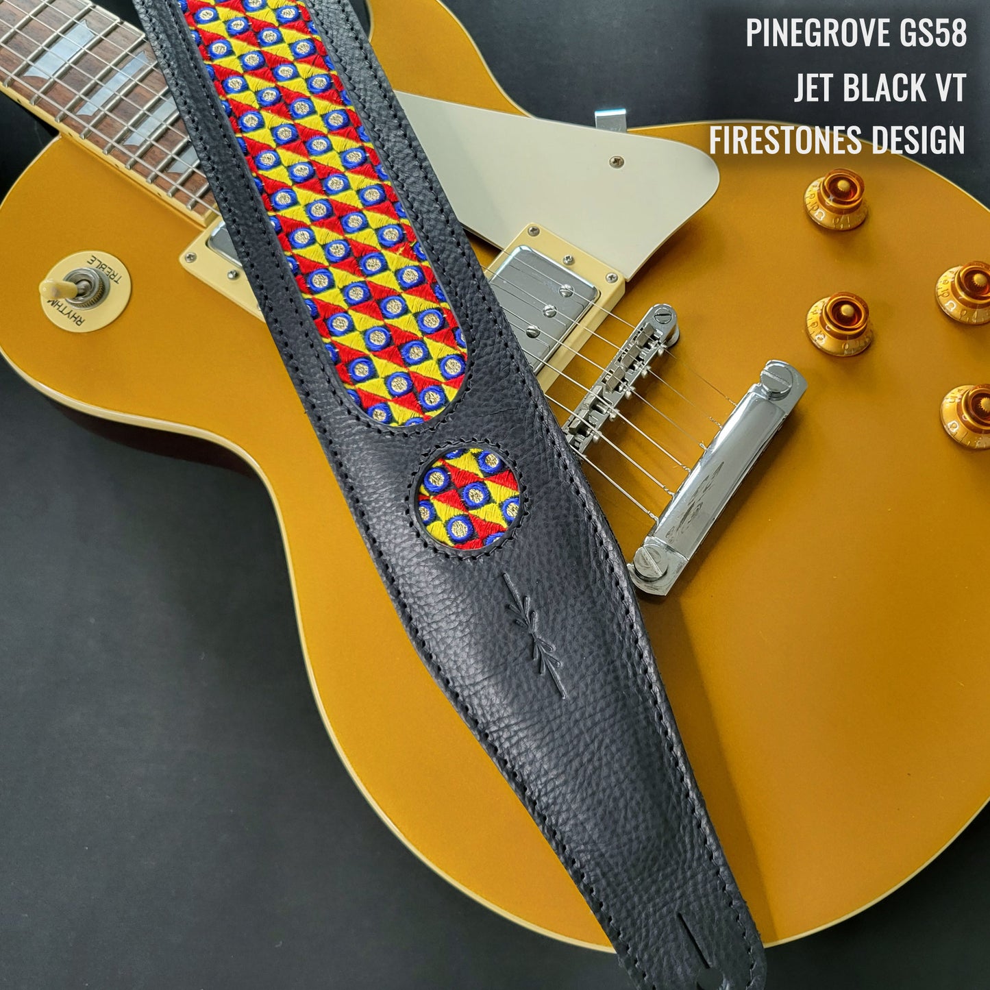 GS58T Triple Colour Guitar Strap