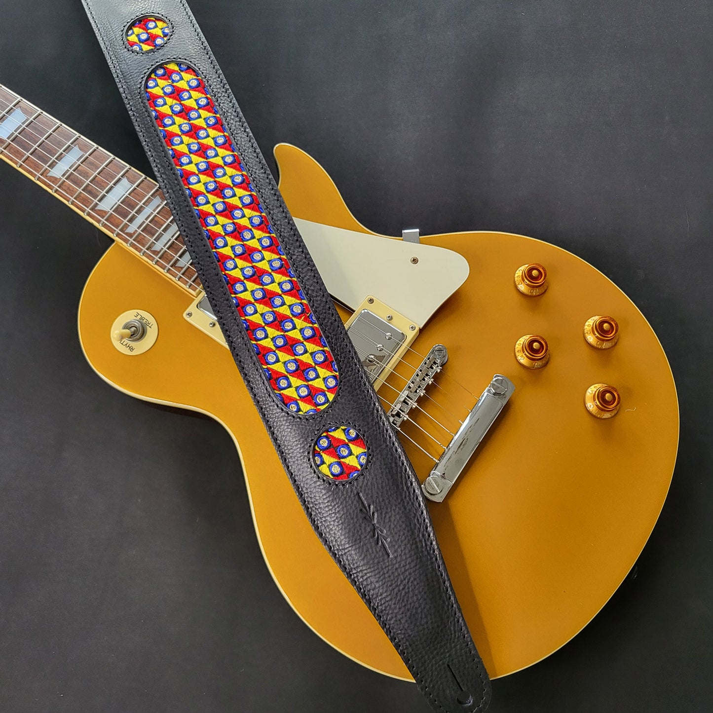 GS58T Triple Colour Guitar Strap