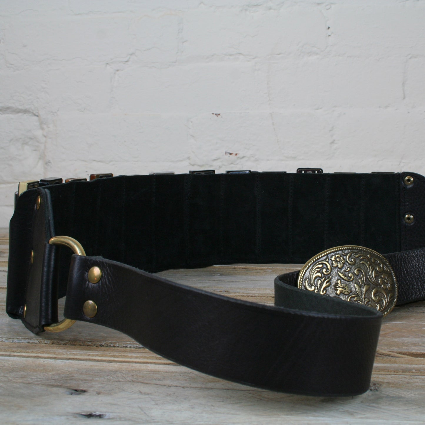 Leather Harmonica Bandolier