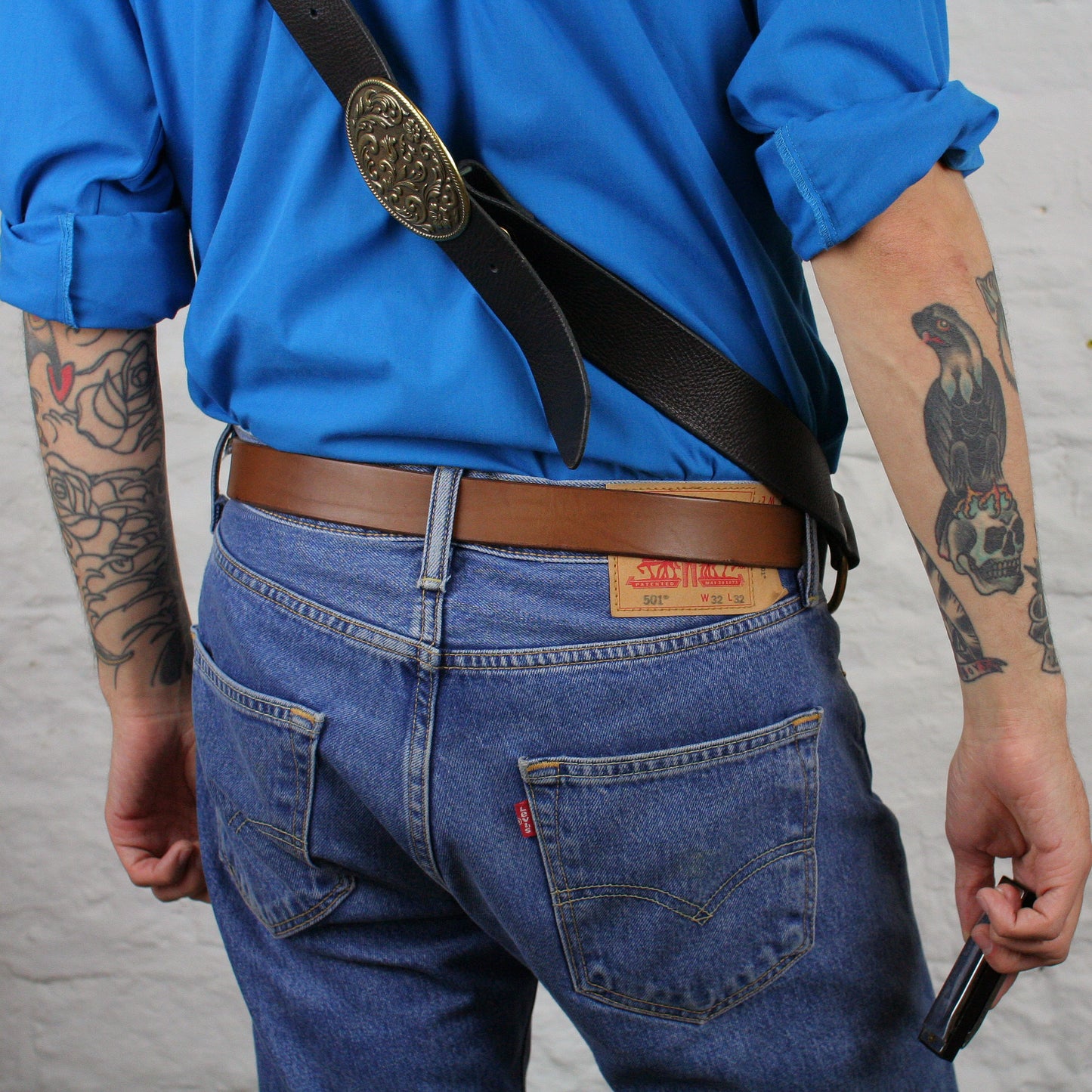 Leather Harmonica Bandolier
