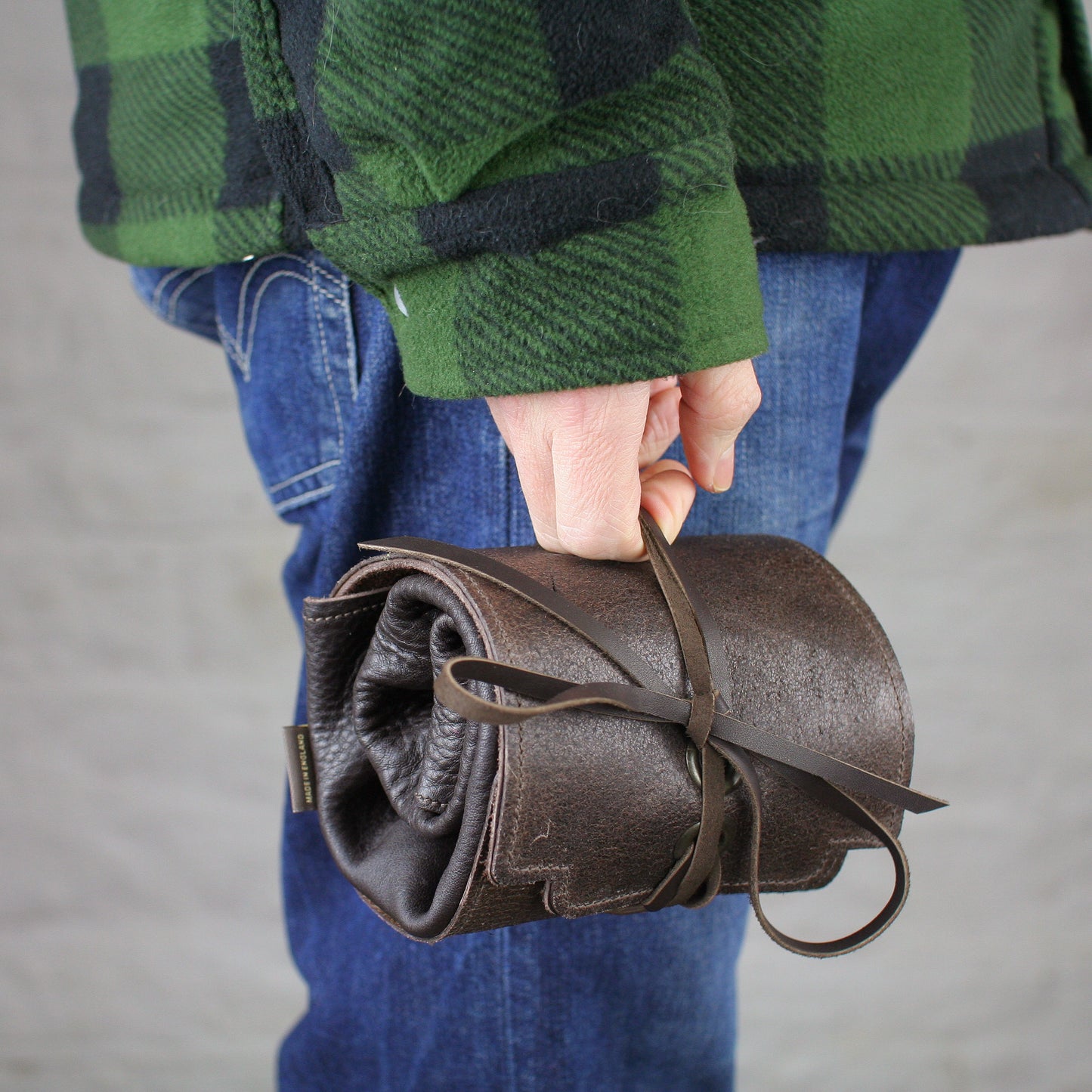 Straight-8 Leather Harmonica Case