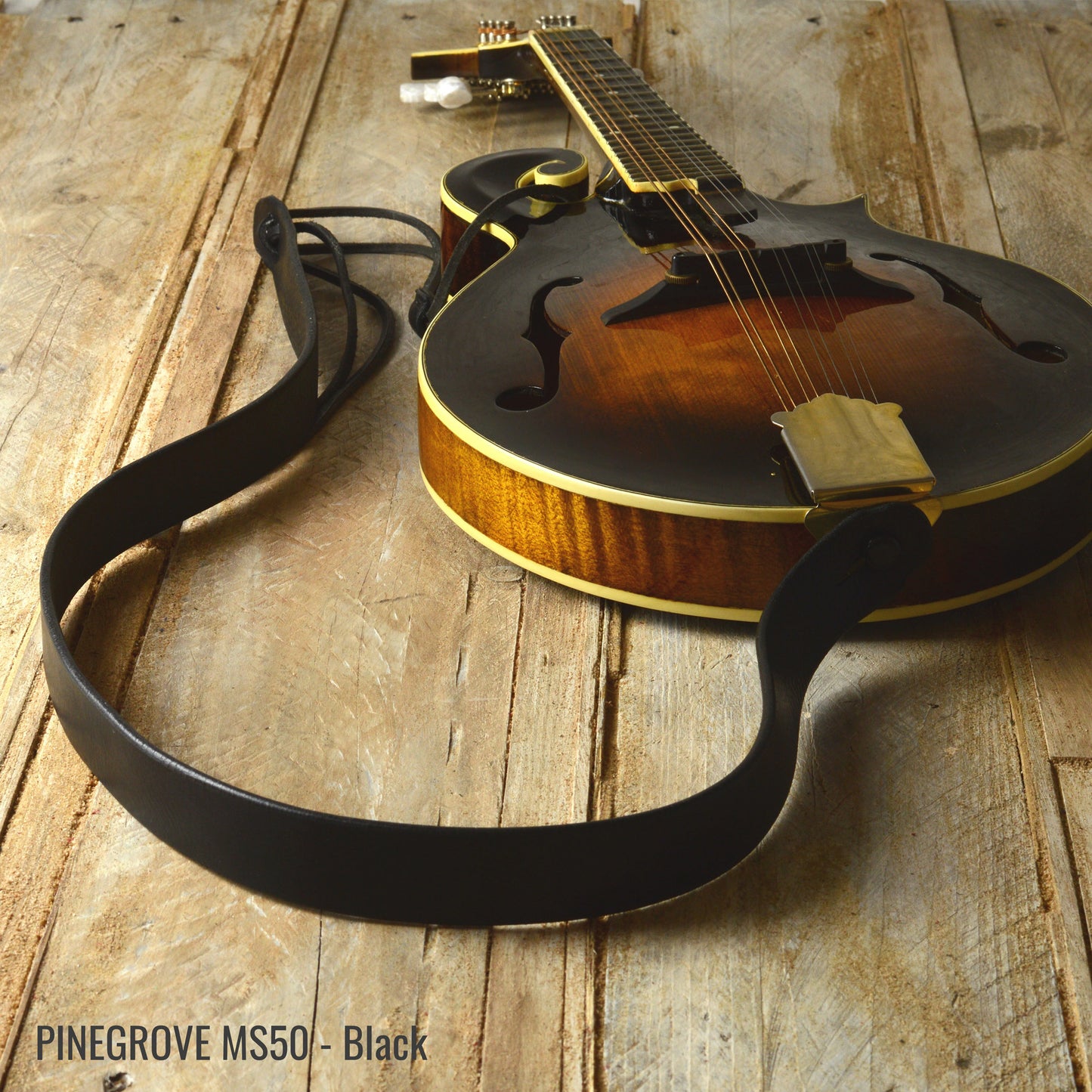 MS50 Leather Mandolin Strap