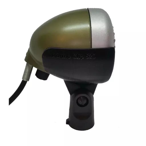 Harmonica Microphone Clip - green bullet style