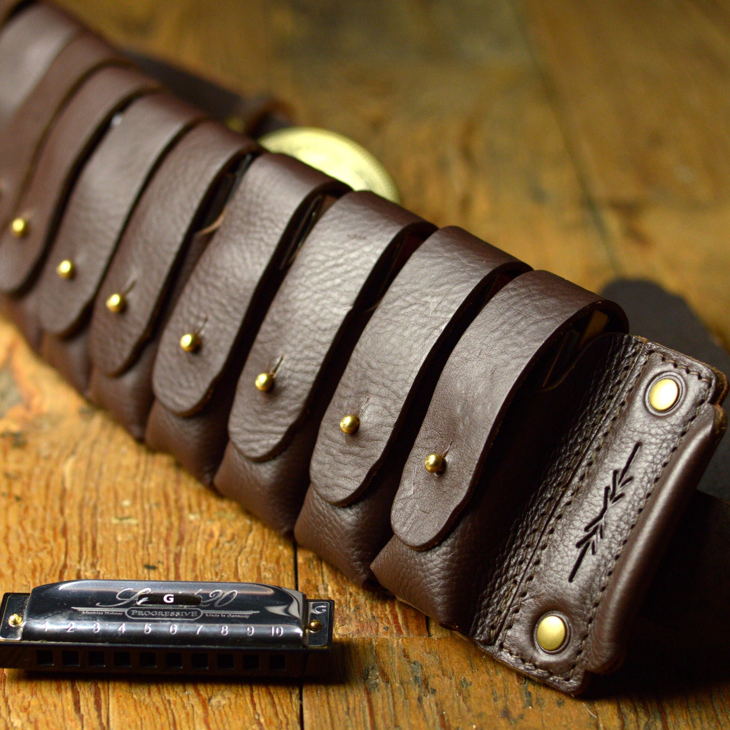 Deluxe Harmonica Belt