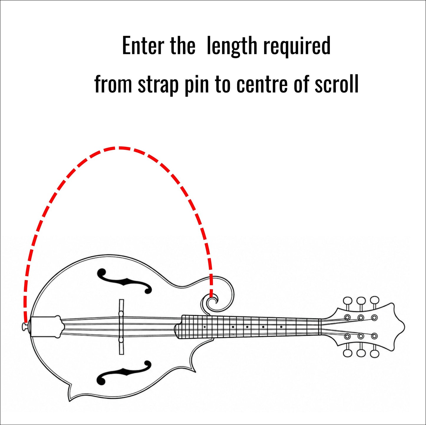 MS71P Mandolin Strap (fixed length)