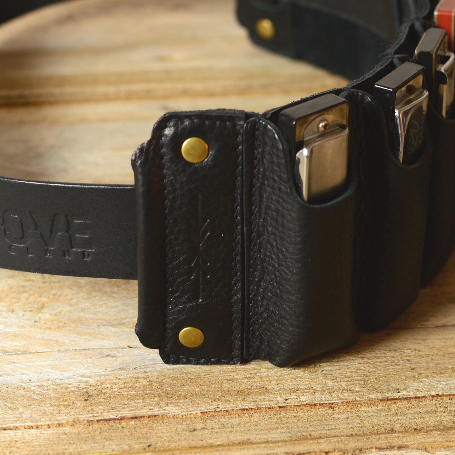 Leather Harmonica Belt
